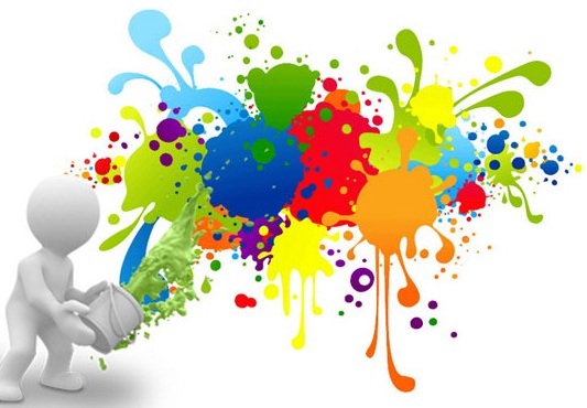 Graphic Design Color Splash