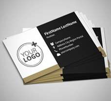 Business Cards: 50mm x 90mm