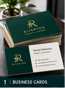 Business Cards: 50mm x 90mm